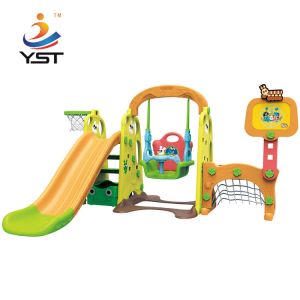 China Elephant Plastic Kids Swing Slide Improve Children Intelligence Oem Service on sale