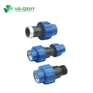 PP Compression Fitting Pn16 Double Clamp Saddle for Various Industrial