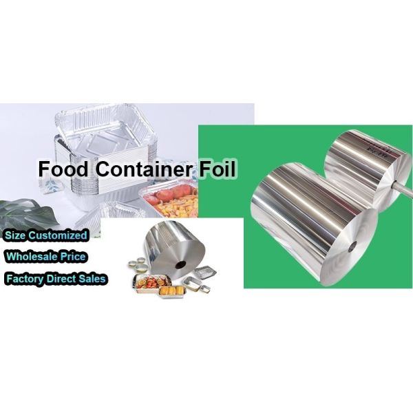 Food Container Foil 3003 3004 8006 8011 0.03-0.2mm For Lunch Box