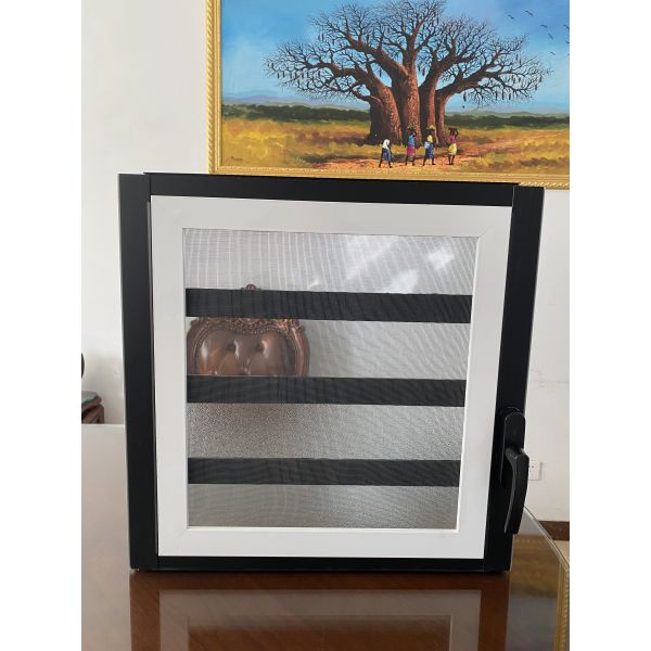 Buy Custom Aluminum Louver Window with Fly Screen Powder Coated Frame at wholesale prices