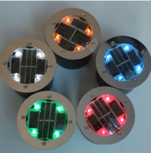 Buried Polycarbonate Underground Solar Light 1200MAH 1.2V Dia 120mm