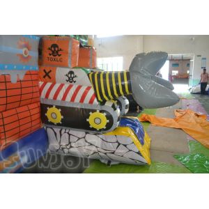 Fire Retardant 0.55mm Plato Inflatable Amusement Park