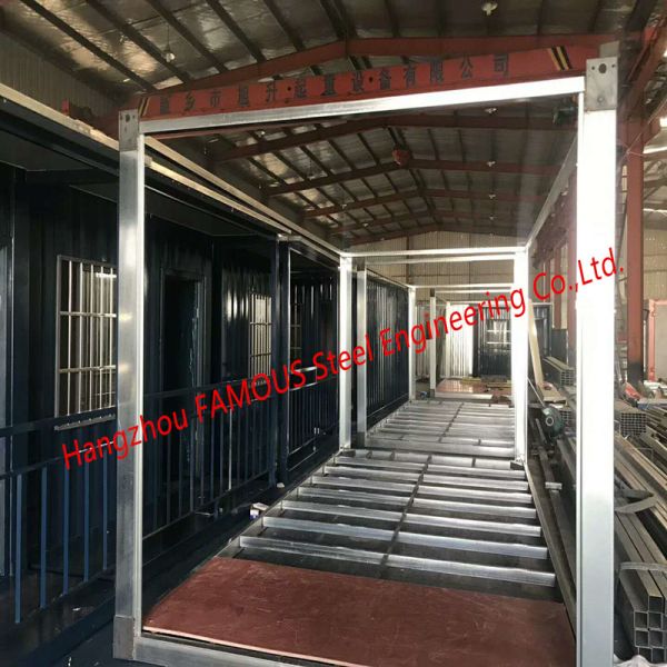 Luxury Decoration Prefab Modular House Building With Bathroom / Kitchen / Washbasin / Bedroom