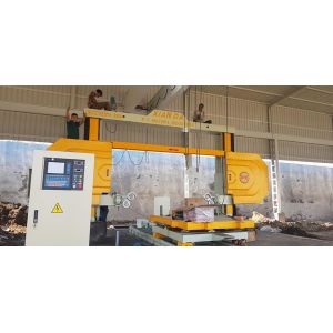 CNC Marble/Granite Diamond Wire Saw For Profiling