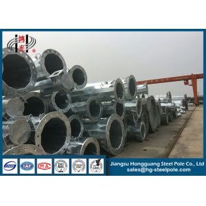 AWS D 1.1 Polygonal Electric Power Poles with Cross Arms for Overhead Project