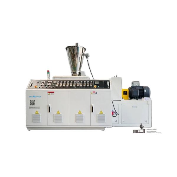 Double Screw PVC Baseboard Making Machine 42 Rpm 80-120kg/Hr