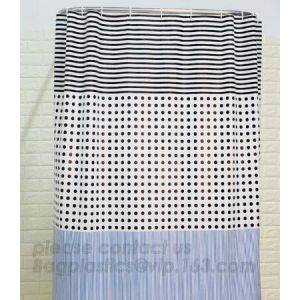 biodegradabwaterproof Eco-friendly Shower Curtain, PEVA materails Shower Liner,