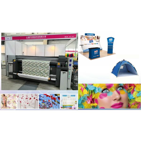Buy Roll To Roll Flag Printing Machine Digital Fabric Dye Printer Computer Control at wholesale prices