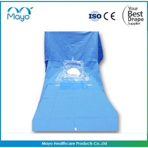China disposable surgical drape medical procedure packs sterile surgical caesarean drapes on sale