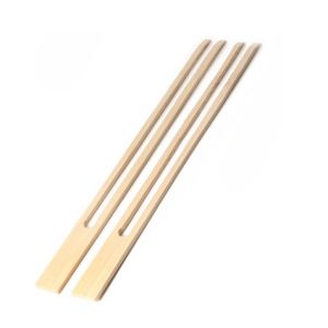 Disposable Bamboo Wooden BBQ Skewers Sticks 18cm Double Pronged