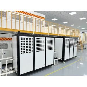 MDF Thermal Film Laminating Machine Hot Press Dry Compressed Air Pressure 0.7 -