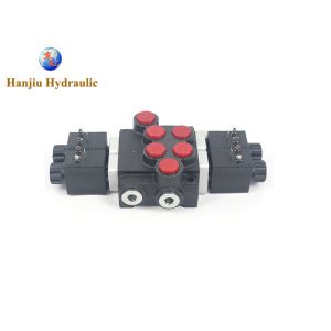 P50 2 Spool Monoblock Directional Valve 12VDC 250Bar Hydraulic