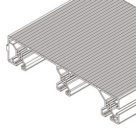 Polishing Aluminum Extrusion Profiles For Pedal TB - 40250