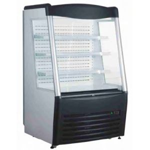 Multideck commercial refrigerated open chiller for vegetable