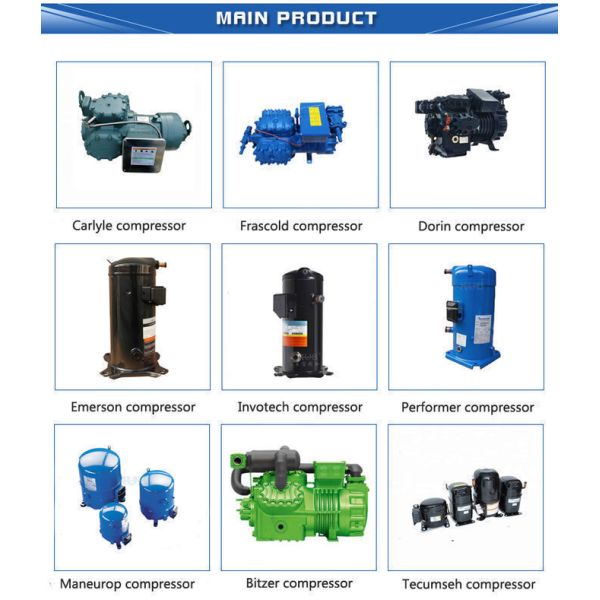 ZB150KQE Copeland Scroll Compressor Refrigeration Condensing Unit 380V