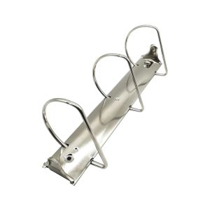 11" Slant D shape Ring Binder clip 3 inch Silver A4 Metal clip Strengthened