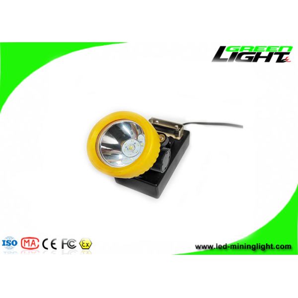 5000lux Portable Led Cordless Miner Headlight 2.2Ah Rechargeable Li - ion Battery PP Meterial