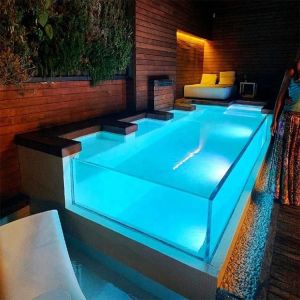 Transform Your Pool Area with AUPOOL Acrylic Panel Swimming Pool and Above