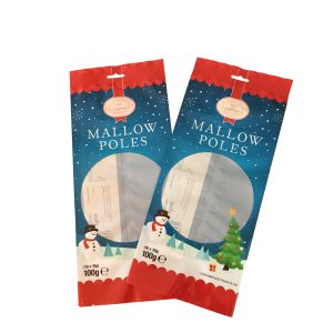 Christmas Plastic Bag Merry Xmas santa sack back sealed candy pack