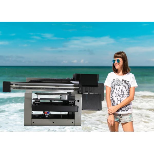 Buy ZKMC CMYKW USB Digital T Shirt Uv A3 Flatbed Printer at wholesale prices