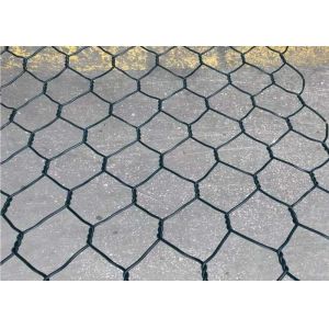 PVC Coated Galvanized Gabion Mesh 80x100mm Hexagonal 2.4mm Wire