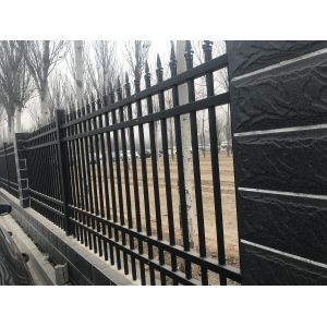 Spear TopIndustrial Garrison SPEAR PRESSED FENCE / Cheap Steel SPEAR PRESSED