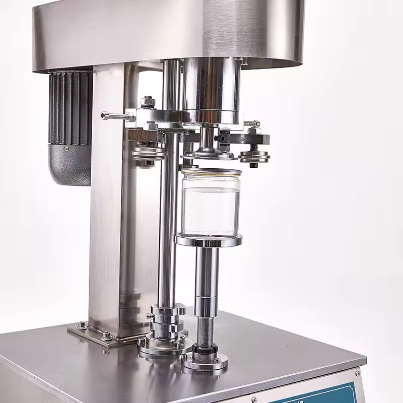 Automatic Beverage Coffee Soda canning machine Vertical Can Sealer Tin can