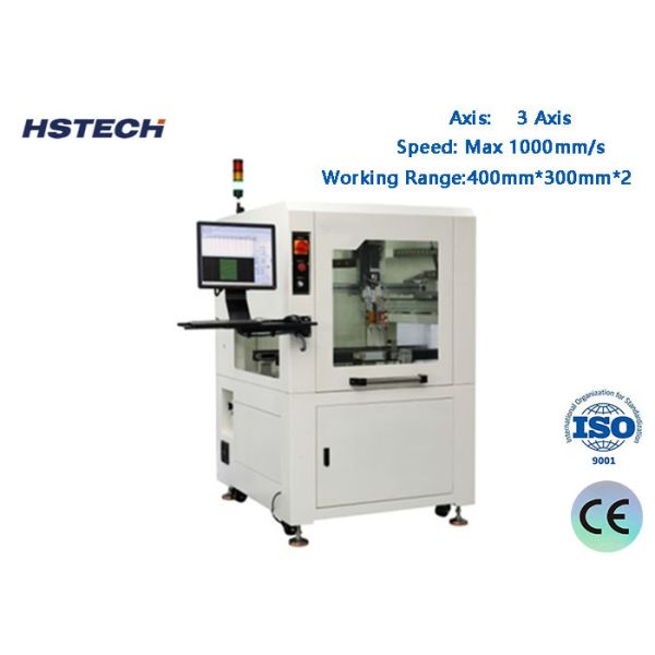 3 Axis LED Source Timing Blet Visual Glue Dispensing Machin Sensitivity To Glue