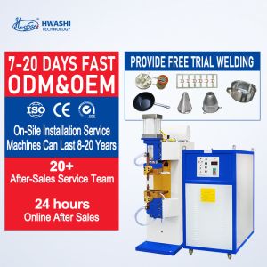 Quality Hwashi Stainless Steel Kitchen Utensils Spot Welder Resistance Welding Machine for sale