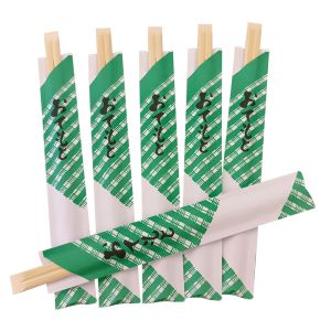 Tensoge Custom Chopsrticks Full Paper Set Biodegradable Disposable Bamboo