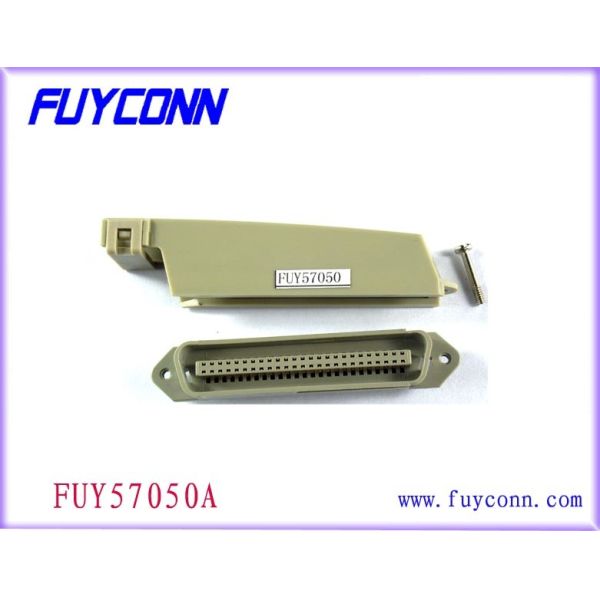 Buy 90 degree Plastic hood Connector, Champ Centronic Solder 50 Pin Male Connectors at wholesale prices