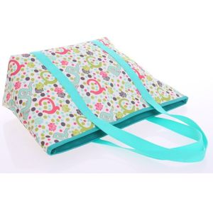 Custom Printed Tote Bags Reusable Polyester Handbag for Womens