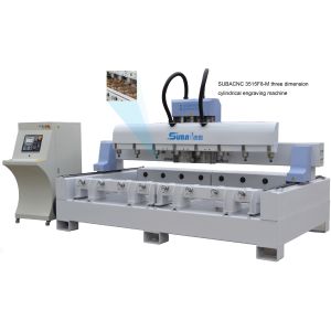 Statue Craft Three Dimensional CNC Machine 3d Carving Eight Head