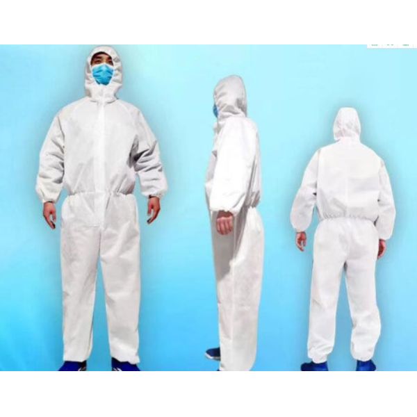 Buy Microporous Safety Disposable Protective Coverachemical Protective Suit Nonwoven at wholesale prices