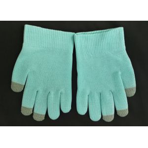 China Blue Colour SPA Cotton Cosmetic Gloves Highly Effective Softening Hands on sale