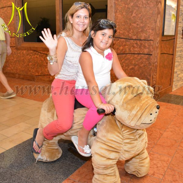 Buy Hansel battery operated electric animal rides for mall at wholesale prices