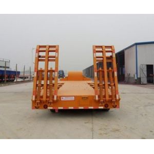 70t 60t 80t brand new china lowbed Semi-trailer 13m 16m with 4-axles excavator