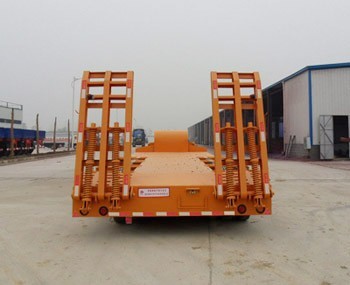 70t 60t 80t brand new china lowbed Semi-trailer 13m 16m with 4-axles excavator