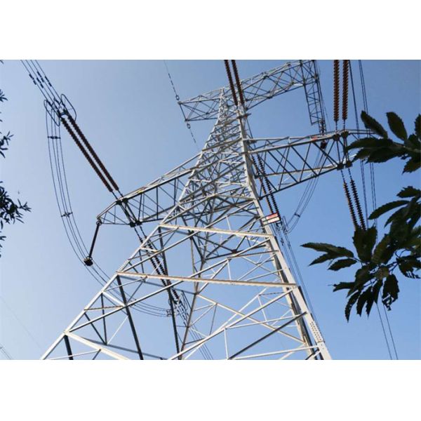 Buy Double Circuit Q355B 220KV Galvanized Lattice Steel Towers at wholesale prices