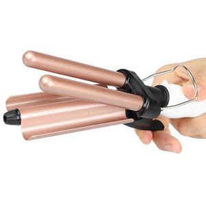 China Digital Twisted Mini Hair Curler , 2 In 1 Hair Curler Straightener Ceramic Iron on sale