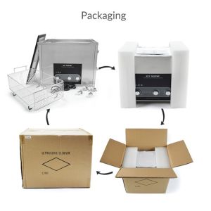 Benchtop Industrial Ultrasound Washing Machine Two Ultrasonic Frequencies For