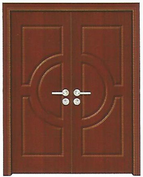 Buy AB-GM8101 PVC MDF double-leaf door at wholesale prices