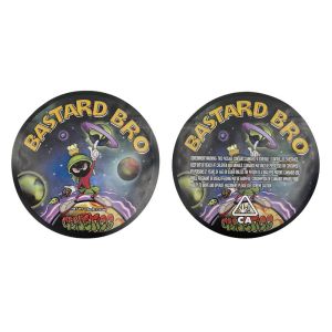 Quality Mixed Circle Edibles Die Cut Shaped Mylar Foil Packaging Bag Smell Proof 3.5g for sale