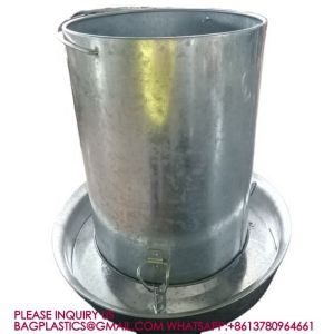 Chicken Feeder Galvanized Chicken Feeder POULTRY FARM Poultry Husbandry Steel