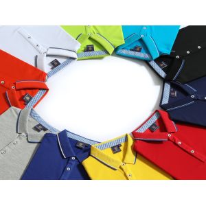 Cotton Polo T-Shirt Logo Printing Polo Shirts for Men
