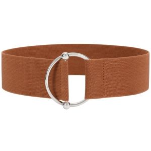 O Metal Black Dress Belt Womens