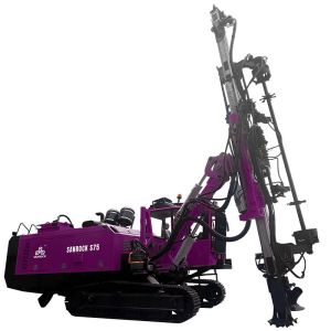 Crawler Drilling Rig Hard Rock Borehole Drill Rig High Efficiency DTH Hammer