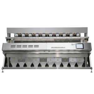 Intelligent 10 Chutes 640 Channels Beans Color Sorter with 6.5kw Power and High