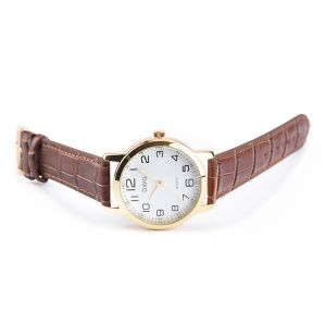 Seiko Pc20 Waterproof Womens Quartz Watch Casual PU Leather