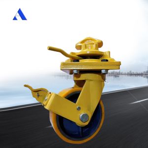 Grey 4pcs per kit 8 Inch Single Wheel Universal Brake Wheel 3T 5T ISO Shipping